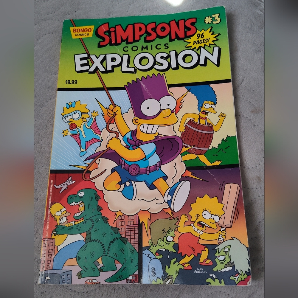 Simpsons Comics Explosion Softback Book